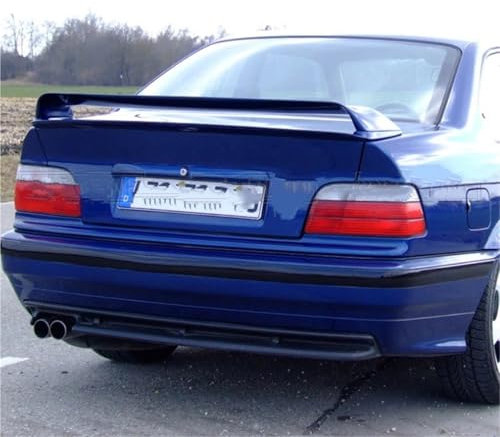 Heckspoiler Lippe Für 3er E36 E36 M3 Heckflügel 1990 1991 1992 1993 1994 1995 1996 1997 1998-2000 Spoiler ABS-Kunststoff Mattschwarz Oder Hochglanzschwarz Spoiler(Rot)