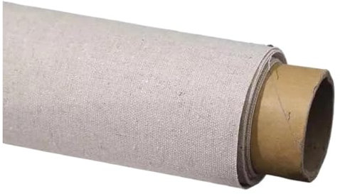 Professional 5M Linen Canvas for Painting Blank Acrylic & Oil Paint Art Supplies 58cm Wide Ideal for Artists Durable Surface for Creative Masterpieces