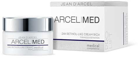 JEAN D'ARCEL ARCELMED Intensive Anti-Aging 24h Gesichtscreme - 24h Retinol-like Cream rich 50 ml - Reduziert Falten - Verbessert die Hautelastizität & - Glättet die Haut