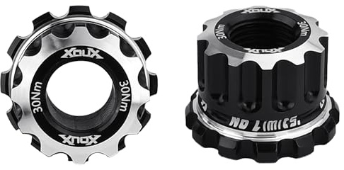 XOUX AX-A BMX Axle Nuts 10 mm, Black