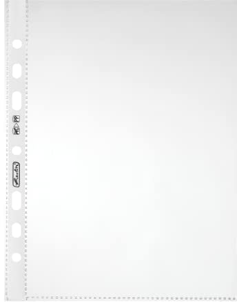 Herlitz Prospekthülle A5, Glasklar, dokumentenecht, 100 Stück, eingeschweißt