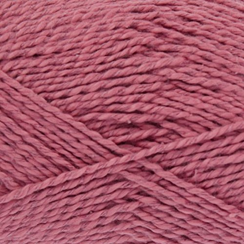 King Cole Finesse Cotton Silk DK Yarn - 50g Ball - Luxury Double Knitting Wool with 70% Cotton and 30% Silk Blend for Knitting and Crochet (2813 English Rose)