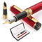 Dryden Designs Fountain Pen - Medium and Fine Nib - Gift Box with 6 Ink Cartridges - MBF (Dangerous Red)