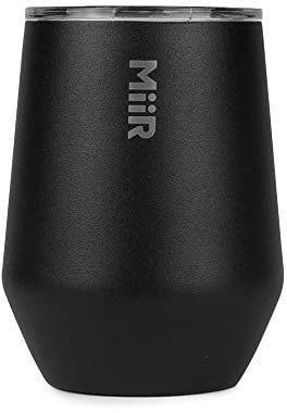 MiiR Isolierter Weinbecher ohne Stiel, auslaufsicher, Deckel zum Aufdrücken, perfekt für Getränke am Pool, beim Camping, beim Grillen und mehr zu Hause, unterwegs und im Freien