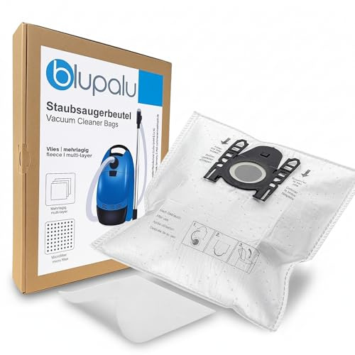 blupalu 30x Staubsaugerbeutel für Bosch 457276 460401 460404 | Staubsauger-Beutel aus deutscher Herstellung inkl. Filter-Vlies, mehrlagig, Staub-Beutel Ersatz mit praktischem Verschluss
