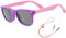 Rocf Rossini Gafas de Sol Polarizados para Edades de 2-8 Niños y Niñas Gafas de Sol Piloto Tonos de Protección UV (Morado/Rosa)