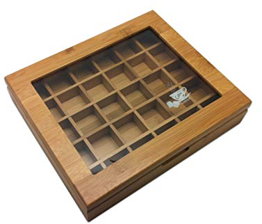 Grunwerg CP-298/30 Coffee Storage Box, Bamboo