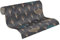 A.S. Création papier peint intissé Pop Style papier peint rétro 10,05 m x 0,53 m bleu noir métallisé 374833 37483-3
