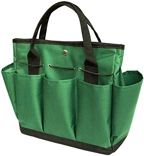 Namvo Gartenwerkzeugset, Garten-Einkaufstasche mit Mehreren Taschen für das Gartenwerkzeug-Kit, Gartenwerkzeug-Tasche (schwärzlich grün)