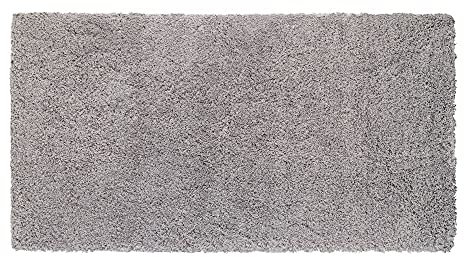 PANA® Vienna Premium Badematte • Hochflor Badvorleger • Flauschiger Duschvorleger • Badteppich• Badezimmerteppich rutschfest und saugstark • Größe: 80 x 150 cm • Farbe: Grau