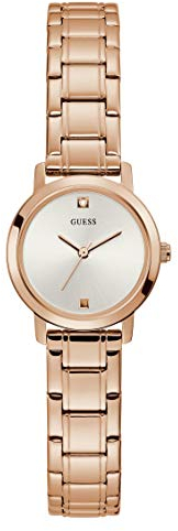 GUESS Damen Analog Quarz Uhr mit Edelstahl Armband GW0244L3