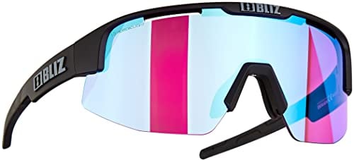 Bliz Matrix Small Nordic Light Sportbrille, matt black/violet blue