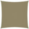 vidaXL Sonnensegel Wasserfest Sonnenschutz Windschutz Sonnendach UV Schutz Garten Terrasse Balkon Oxford-Gewebe Quadratisch 2,5x2,5m Beige