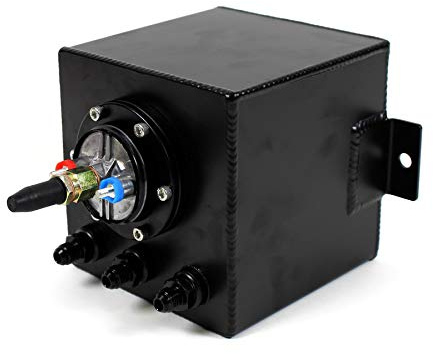 Réservoir Essence Aluminium 3 l + Pompe 044 Noir Rallye Turbo Race 1014025
