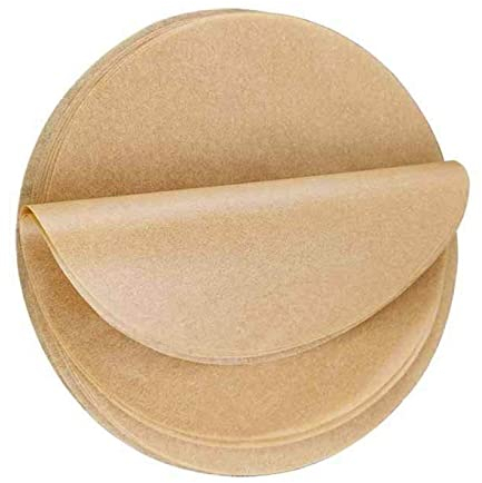 100 Blatt 30 cm Air Fryer Backpapier Für Heißluftfritteuse Zuschnitte Rund Hitzebeständig Antihaftbeschichtet Pergamentpapier Für Pizza Luftfritteuse Bratpfanne Grill Ofen
