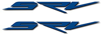 POLOUK 3D Motorrad Aufkleber Kraftstofftank Körper Helm Logo Kreative wasserdichte Aufkleber Reflektierende Aufkleber Für Aprilia Für SRV 850 (Color : -Blue)