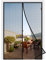 MAGZO Fliegengitter Balkontür Magnet 110 x 210 cm, Insektenschutz Balkontür Reißfest Fliegengitter für Terrassentür Klebemontage, Schwarz