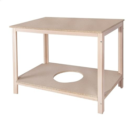 WELL HOME MOBILIARIO & DECORACIÓN M.Cami. Rechteckiger Tisch, Buche, gerade, 130 x 65 cm, technisches Holz, 130 x 75 x 65 cm