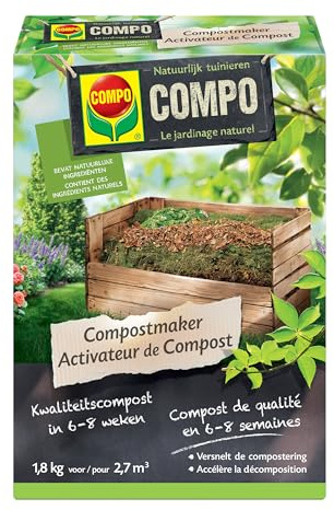 COMPO Kompost Maker auf Basis natürlicher Inhaltsstoffe für einen Qualitätskompost in 6-8 Wochen 1,8 kg