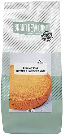 BrandNewCake® Mix à Biscuit Sans Sucre & Sans Lactose 400g - Préparation pour Gâteaux