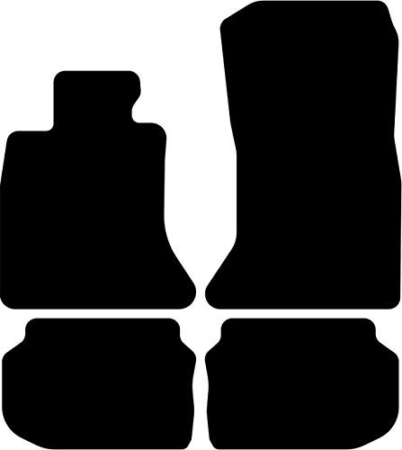 Kovvar Fußmatten passend für BMW 5er F10/F11 2010-2017 Passend zur Ausführung: Limousine/Touring | Hinterradantrieb | Qualität: Luxury