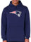 New era New England Patriots NFL Team Logo Hoody Blau Kapuzenpullover - XL