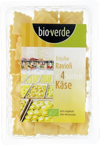 Bio Frische Ravioli mit 4 Sorten Käse 18 x 250 g
