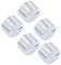OKUMEYR 5pezzi Pomelli Di Controllo Per Bruciatore Lega Di Alluminio Sostituzione Facile Per Cucine Gas Compatibili Con La Maggior Parte Dei Piani Cottura Manopole Resistenti e Pratiche