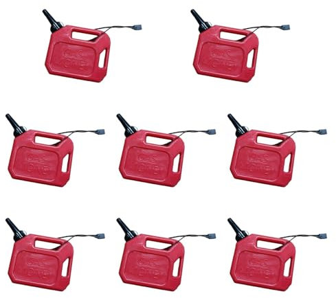 Benzinkanister Ornament, Weihnachtsgeldhalter, Benzintank Dekoration, Benzingeld Ornament für Tür, Fenster, Weihnachtsbaum Zubehör, Feiertage, 8er-Packung