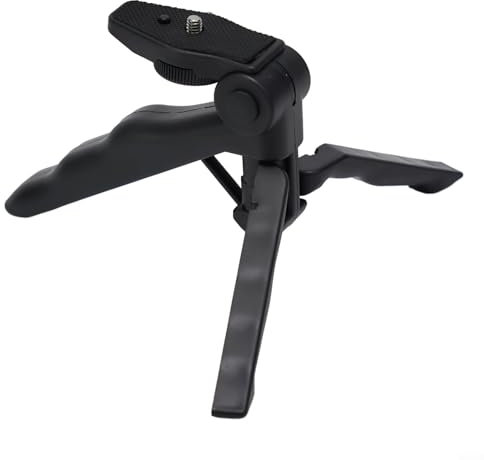 Portable Mini Tripod with Adjustable Pistol Grip for Phones and Cameras Stable