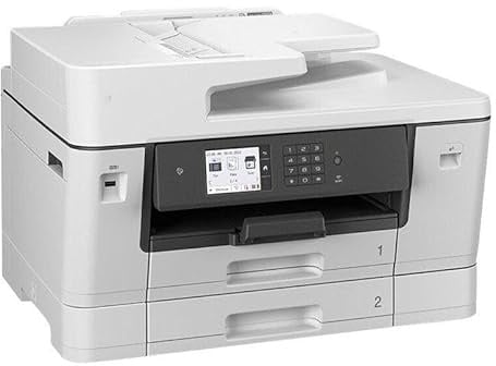 Glowster Multifunktional A3, Tintenstrahl, Farbdruck, Scanner, Kopierer, Fax, WLAN-Verbindung, ideal für Büros und Multitasking.