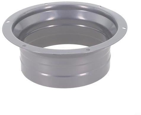 Connecteur de tuyau de ventilation en métal, bride ronde de 1040 cm pour installation (120 mm)