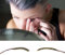 PUNELE LED Faux Cils Lumineux pour la Fête, les, les Boîtes de Nuit, L'Halloween, L'élégant, Léger, Fiable illuminé de Faux Cils Lumineux Kit avec Fibre Artificielle, Pinces à Cheveux (Jaune)