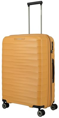 Travelite Koffer MOOBY Größe M, 66 cm, 73-80 Liter, mittelgroß, erweiterbar | kratzfester Hartschalenkoffer aus robustem Material, Reisekoffer mit 4 Doppelrollen, Dehnfalte & TSA Schloss, viel Stauraum