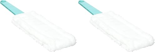 Leifheit Nettoyeur de radiateur Floretta, plumeau avec Housse Microfibre Amovible, Brosse radiateur Qui nettoie saletés et poussières (Lot de 2)