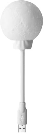 Generisch Sprachaktiviertes Mondnachtlicht – 10,04 Zoll, sprachgesteuerte Mondlampe, USB-Desktop-LED-Lampe | Audio Control Timer Nachtlicht für Zuhause