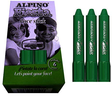 Maquillaje Alpino 5 Gramos 11cm 6 Unidades Verde