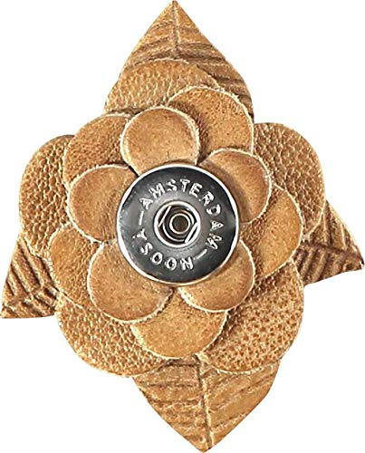 NOOSA ROOTS Taschenanhänger BLUME camel