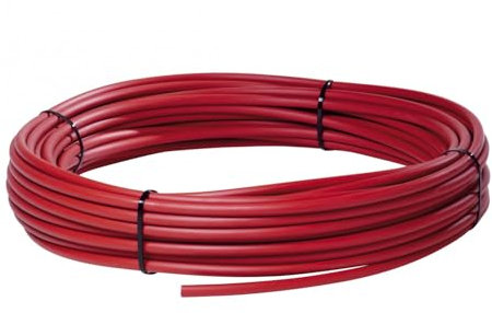 DIPRA - Tube PER Nu Rouge Ø12 mm - Rouleau 10 m - Eau Chaude