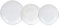 Tognana Metropolis - Juego de platos para 6 personas, 18 piezas, porcelana, blanco