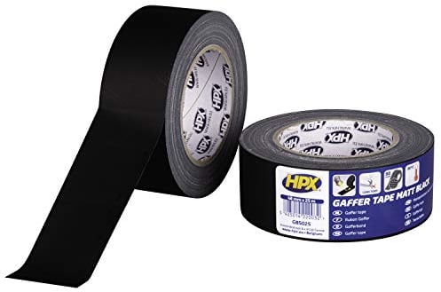 HPX GAFFER TAPE MATT BLACK RIA10116 Ruban adhésif Toile 48mmx25m Noir Mat HPX-GB5025