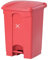 Bacs à ordures extérieurs Corbeille de tri extérieure Poubelle de type à pédale de taille de la pédale avec couvercle 11,8 gallons en plastique à usage de poubelle en plein air peut, 4 couleurs Poubel