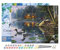 Figured'Art Peinture par Numéro Adulte avec Cadre Chalet au Bord du lac - Activité Manuelle Kit de Loisir Créatif DIY Numéro d'art Complet - 40x50cm Toile tendue sur châssis