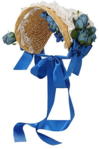 COSDREAMER Sonnenhut für Damen, für Teeparty, Spitze, H, Einheitsgröße