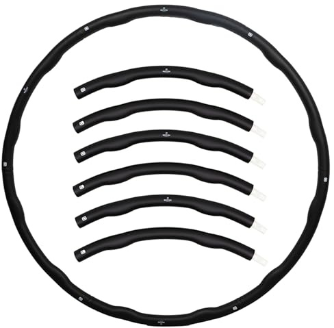 MATCHU - Hula Hoop Reifen Erwachsene und Kinder zum Abnehmen - Erhältlich in 1.2 KG/1.5 KG/2 KG - 100 cm - Ausgestattet mit Massagefunktion und komfortabler Schaumstoffeinlage
