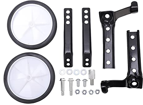 SyangKaitian Fahrrad-Stützräder für Kinderfahrräder, Stützräder für Fahrräder, Stützräder, robuste Fahrrad-Stützräder für Kinder, Fahrrad-Stützräder, verstellbare Stahl-Kunststoff-Reithilfsräder