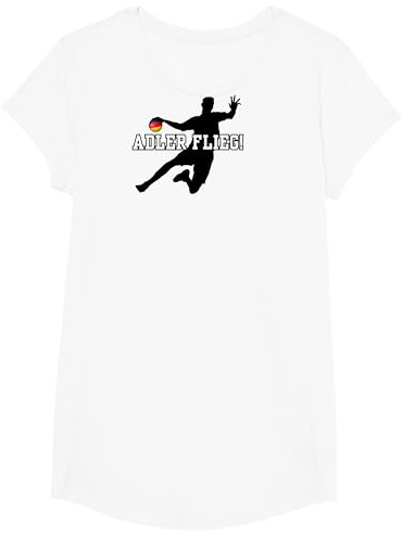 Adler Flieg Handball Fan Outfit T-Shirt