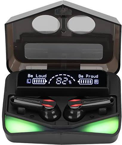 Yctze Auricolari Wireless Stereo da Gioco 5.1, Cuffie Wireless Reali con Tecnologia Dual Host per 'esperienza di Gioco Arricchita (BLACK)