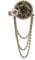 Broche en métal - Style steampunk - Vintage - Pince à cheveux - Épinglette pour costume de manteau - Épingle à poitrine pour femme et homme - Accessoire steampunk gothique en métal - Épingles à