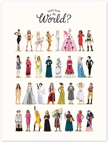 Posterlounge Who Run the World? Poster | 50 x 70 cm von Nour Tohme Wandbilder Wanddeko
